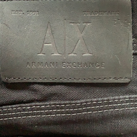 Armani Exchange denim zip front mini skirt - Picture 8 of 14